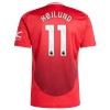 Original Trikotsatz Manchester United Hojlund 11 Heimtrikot 2024-25 Für Kinder